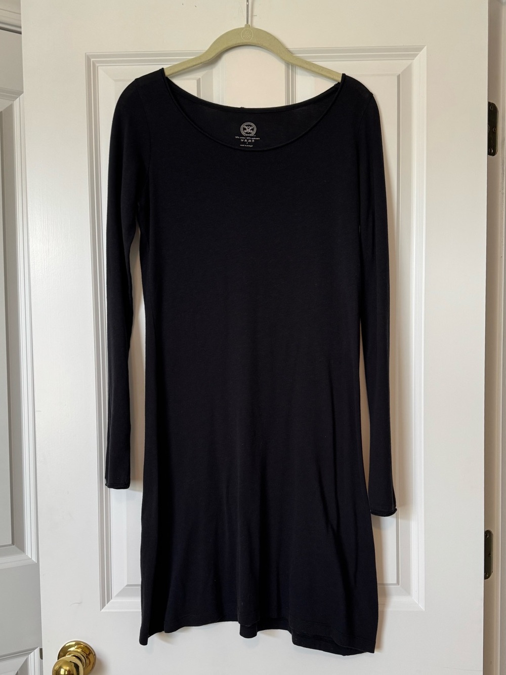 Modern Vintage Black Cashmere Dress
